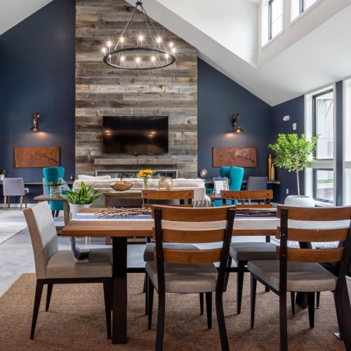 Find your perfect fit at Oriole Landing a lounge with a table and chairs